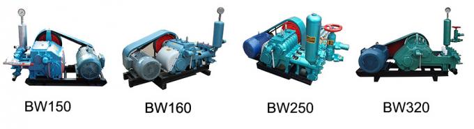 Bomba de fango sumergible triple del motor eléctrico diesel del Bw 150 2